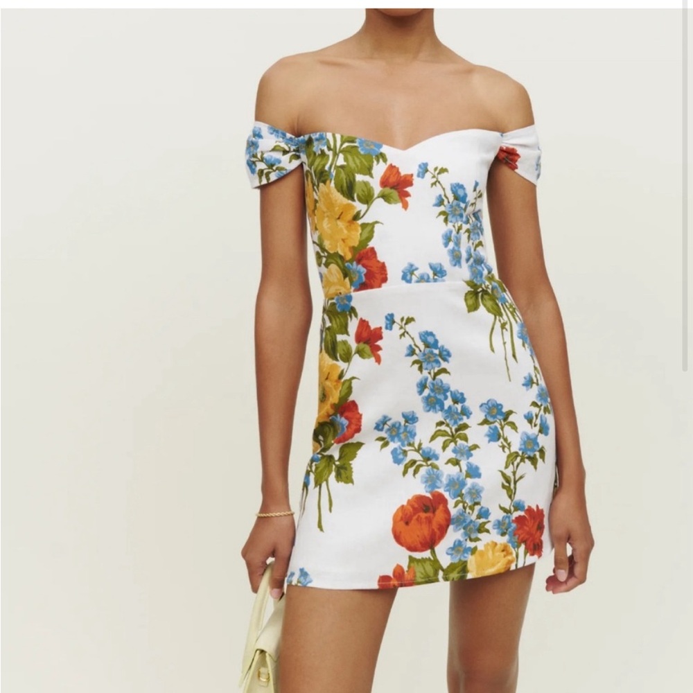 Reformation Gavina Linen Dress